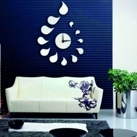 DIY ROZMARIN naklejka na zegar ścienny z kroplą DIY ROZMARIN naklejka na zegar ścienny z kroplą