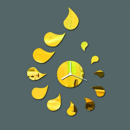 DIY ROZMARIN naklejka na zegar ścienny z kroplą DIY ROZMARIN naklejka na zegar ścienny z kroplą