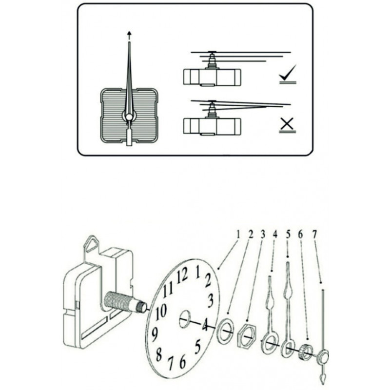 DIY ROZMARIN naklejka na zegar ścienny z kroplą