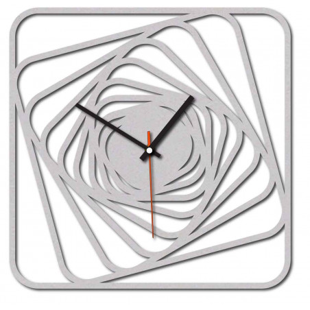 Sentop - MDF Nowoczesny zegar ścienny GARVI HD F015 i czarny