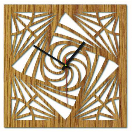 Sentop - MDF Zegar ścienny do kuchni HDF16 i czarny