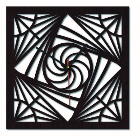 Sentop - MDF Zegar ścienny do kuchni HDF16 i czarny