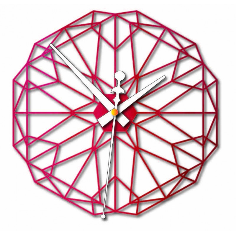 Sentop Geometryczny zegar ścienny wykonany z...