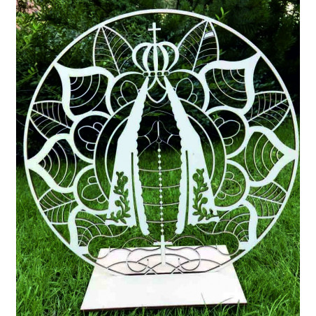 Drewniany dekoracyjny obraz ścienny z naturalnym wzorem