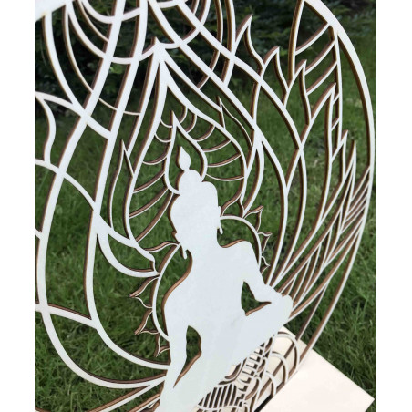 Malowidło ścienne mandala i Budda - POKÓJ