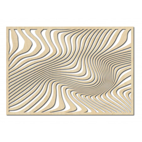 Dekoracyjne malowanie ścian zebry i czerni