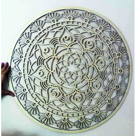 Drzewo Życia - Ściana ze sklejki drewnianej Mandala - Wyjątkowa dekoracja Twojego domu