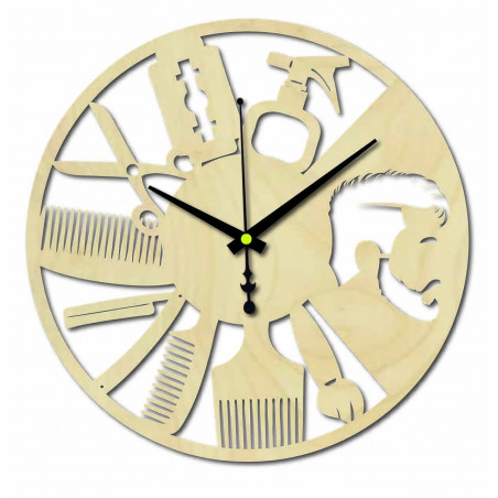 Zegar ścienny do salonu fryzjerskiego - GAJFA