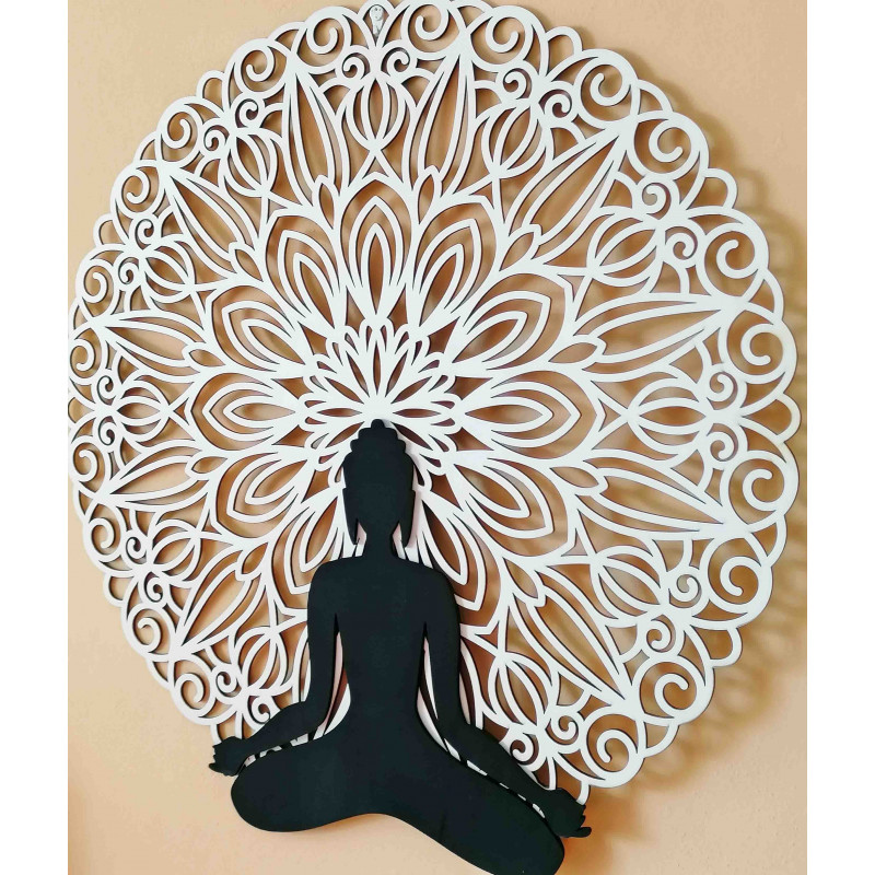 Sentop - Mandala obraz 3D na ścianie kolorowej...