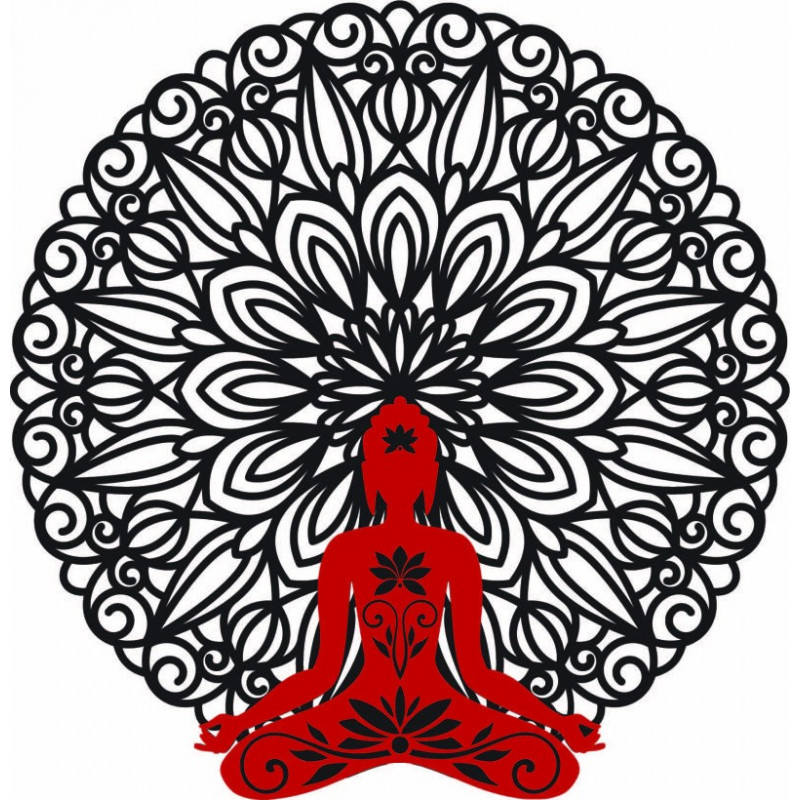 Obraz ścienny 3D Budda w mandali 50, 70, 90 cm