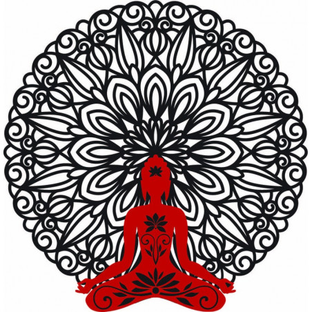 Obraz ścienny 3D Budda w mandali 50, 70, 90 cm