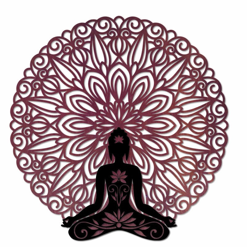 Obraz ścienny 3D Budda w mandali 50, 70, 90 cm