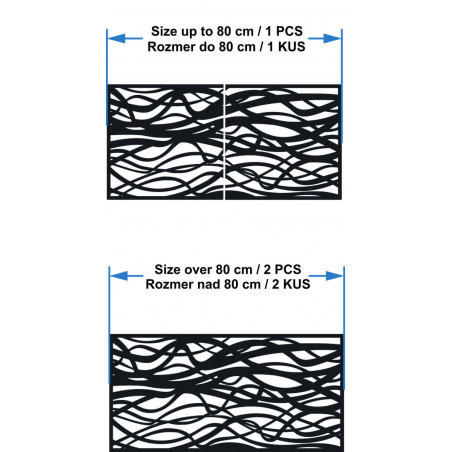 Drewniany obraz ścienny z gałęziami - HARABASO