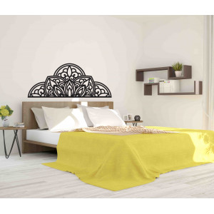 Drewniany obraz ścienny półmandala - BOHEMIA 2