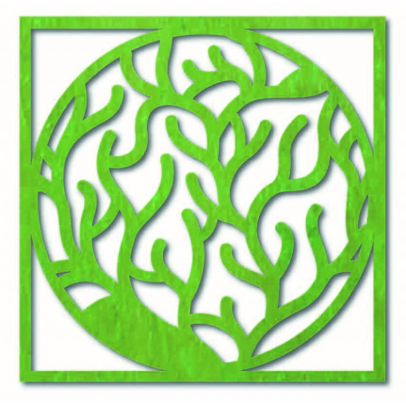 Nowoczesne malowidło ścienne z gałęziami w...