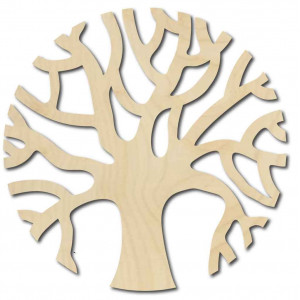 Drewniany obraz na ścianie konárer - LCITT 2