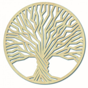 Stylesa - Drewniany obraz na ścianie drzewa 2