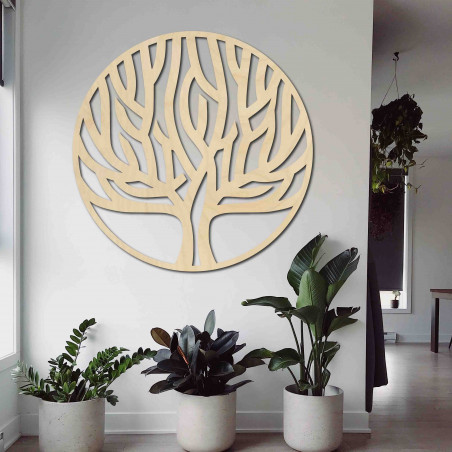 Stylizowany drewniany obraz Drzewo Życia - HELFOOLL