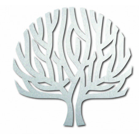 Nowoczesny drewniany obraz ścienny drzewo wiatr w gałęziach - SINGRO