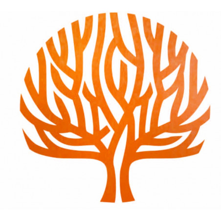 Nowoczesny drewniany obraz ścienny drzewo wiatr w gałęziach - SINGRO