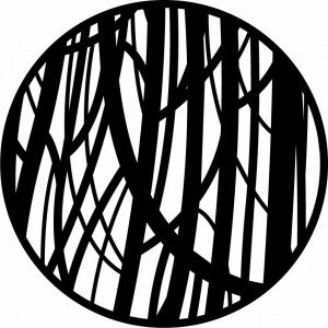 Drewniana dekoracja ścienna z motywem drzewa - HOGGFOG 2