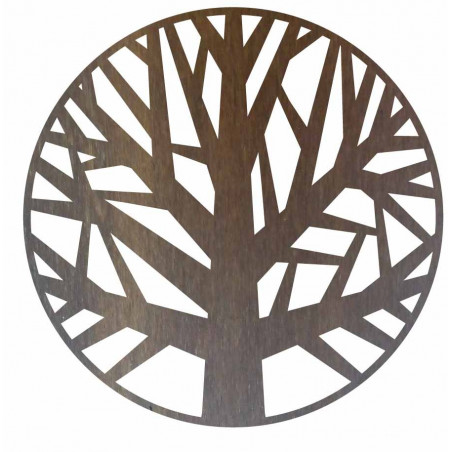 Drewniany obraz ścienny drzewa wykonany ze sklejki - GOGFOG