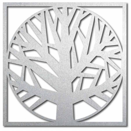 Drewniany obrazek drzewa w ramce - OMARF