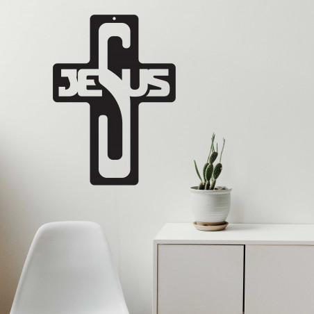 Drewniana ozdoba - Jezus, rozmiar - 260x187 mm