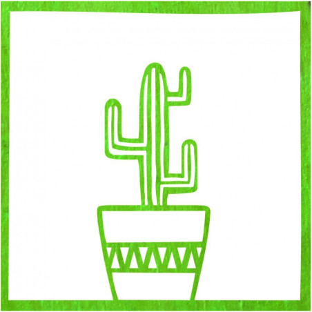 Nowoczesny obraz ścienny z kaktusem