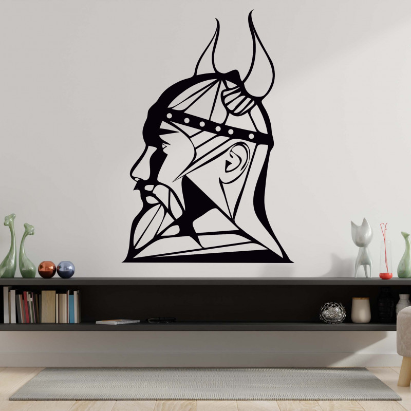 Rzeźbiony drewniany obraz na ścianę Viking - RAGNAR