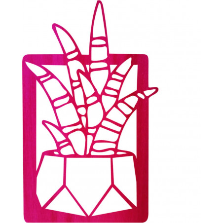 Nowoczesny obraz ścienny z kaktusem - COCO