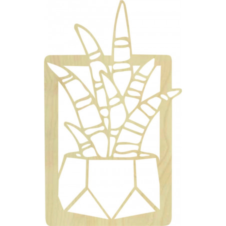 Nowoczesny obraz ścienny z kaktusem - COCO