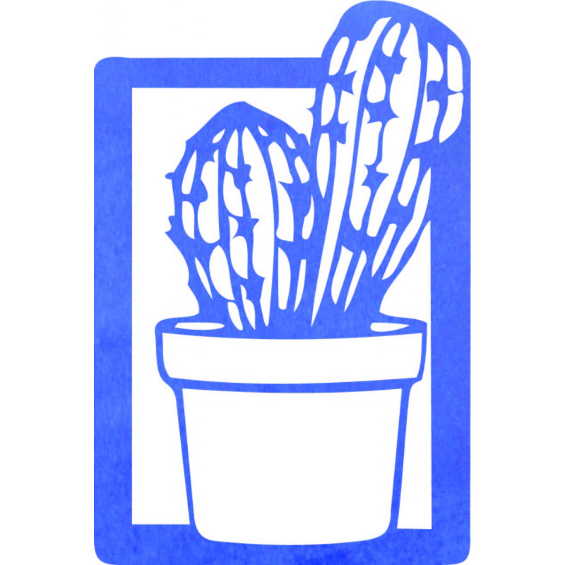 Rzeźbione malowidło ścienne - CACTUS MAGNU |...