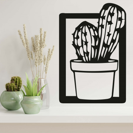 Rzeźbione malowidło ścienne - CACTUS MAGNU | SENTOP