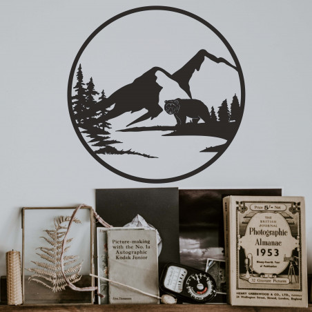 Obraz ścienny las i natura z motywem niedźwiedzia Obraz ścienny las i natura z motywem niedźwiedzia