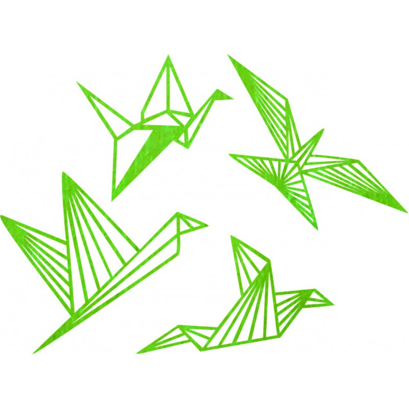 Nowoczesny obraz ścienny - ptaki wolne 4 szt. -...