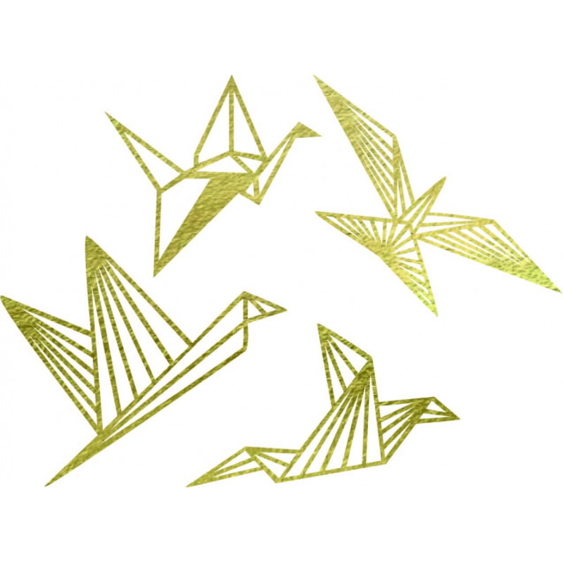 Nowoczesny obraz ścienny - ptaki wolne 4 szt. -...