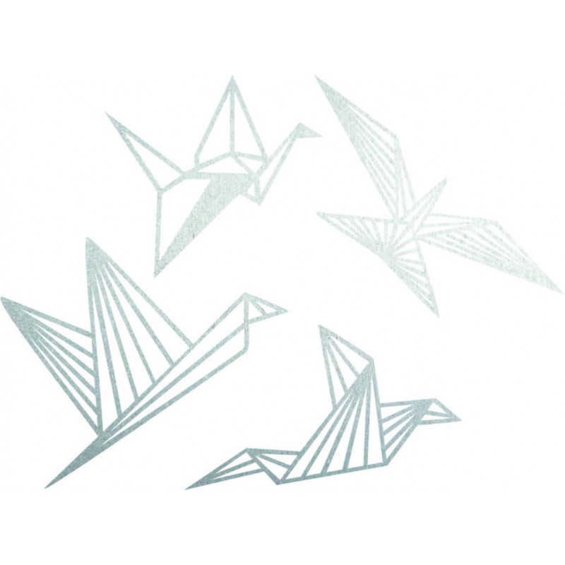 Nowoczesny obraz ścienny - ptaki wolne 4 szt. -...