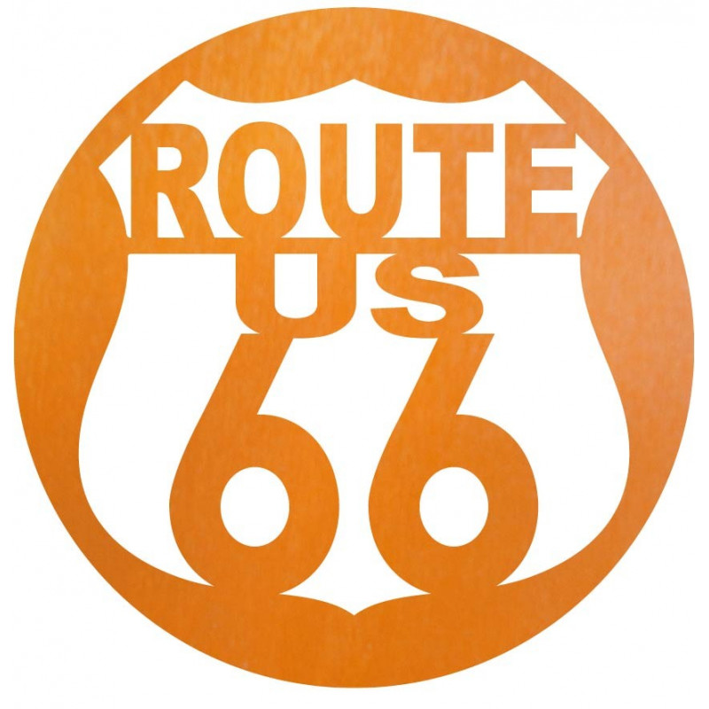 Drewniany obraz ścienny U.S. ROUTE 66