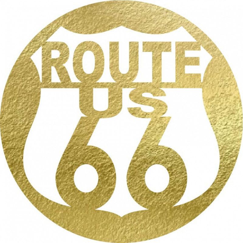 Drewniany obraz ścienny U.S. ROUTE 66