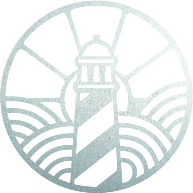 Drewniany obrazek z motywem latarni morskiej -...