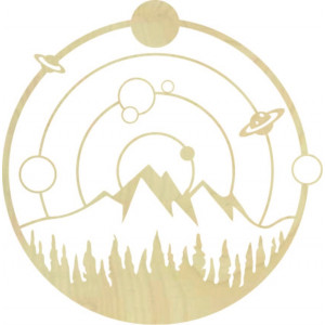 Oryginalny obraz ścienny przedstawiający planetę w... 2