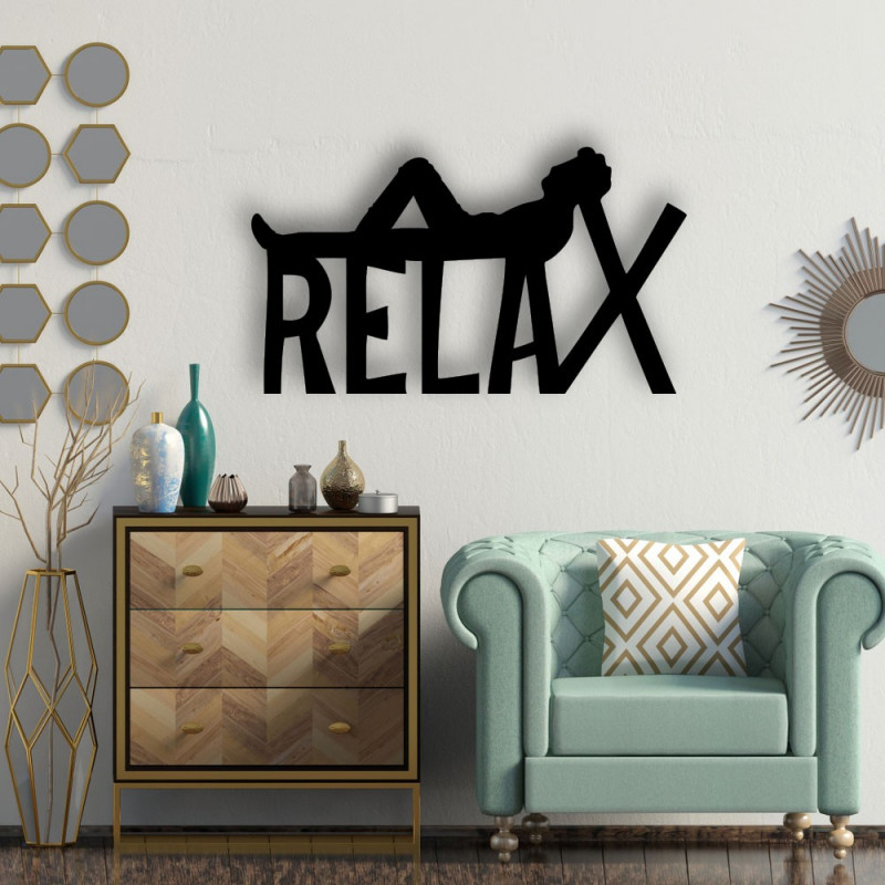 Drewniany obraz na ścianie - RELAX | SENTOP