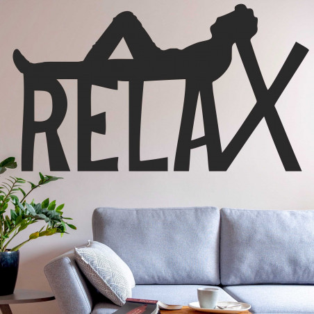 Drewniany obraz na ścianie - RELAX | SENTOP