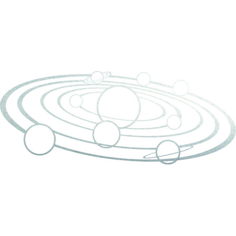 Nowoczesna grafika ścienna Układ Słoneczny - SOLAR