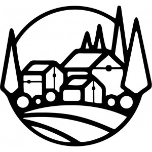 Drewniane domki na ścianę - MOLDE 2