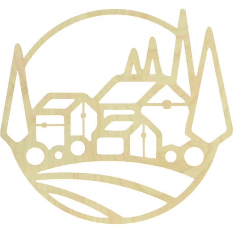 Drewniane domki na ścianę - MOLDE