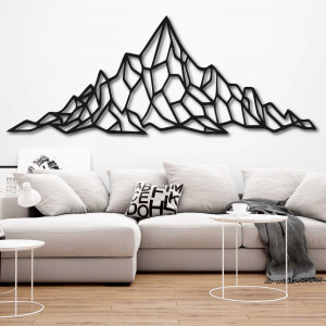 Wielokątna dekoracja na ścianie skalnego wzgórza 2