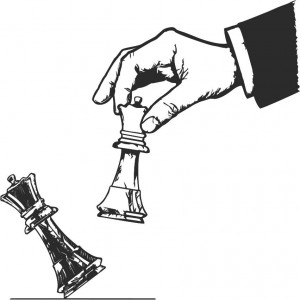 Eleganckie dwuczęściowe malowanie szachownicy - SZACHMAT... 2