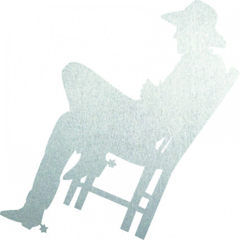 Elegancki drewniany obrazek na ścianę - KOWBOJ...